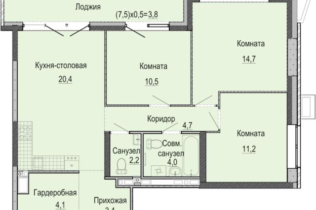 р-н Первомайский городской округ Ижевск, Жилой комплекс Умные кварталы А 14 фото