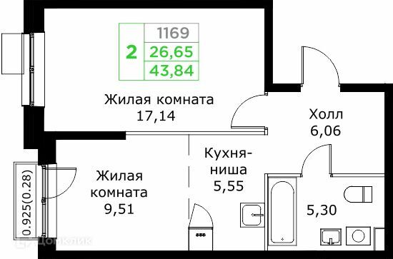 квартира г Мытищи Строящийся жилой дом, городской округ Мытищи фото 1