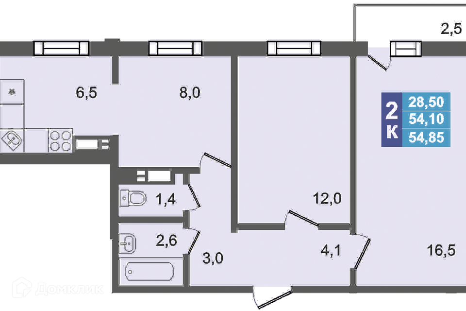 квартира г Копейск Копейский городской округ, микрорайон Тугайкуль фото 1