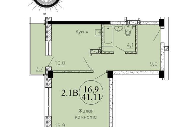 квартира р-н Ленинский дом 23/1 городской округ Новосибирск фото