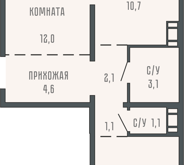 квартира г Курган ул Тимофея Невежина 4 ул Коли Мяготина городской округ Курган фото 1