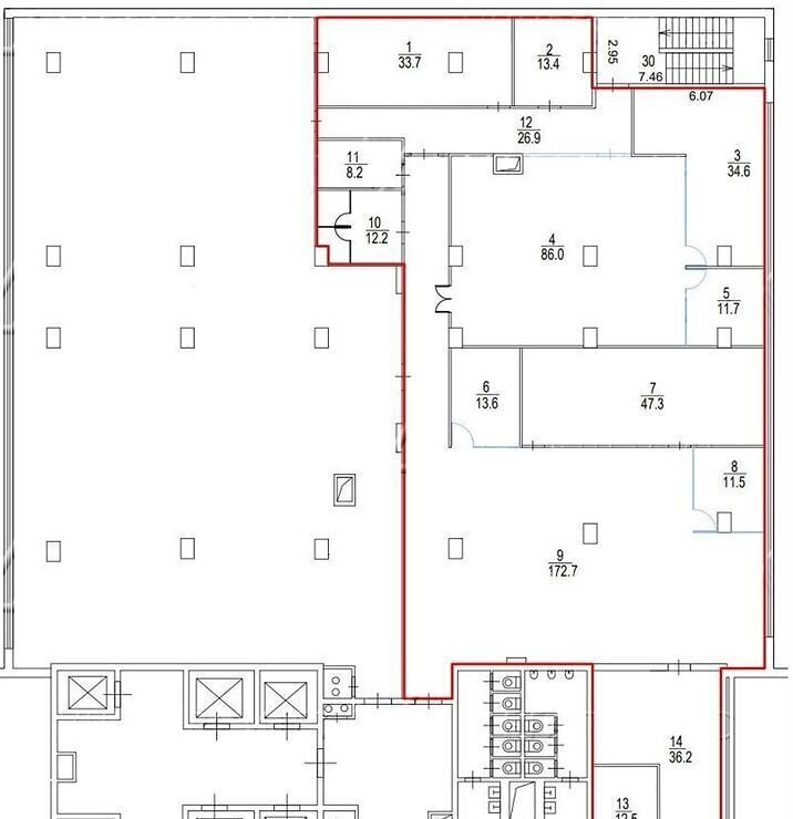 офис г Москва метро Киевская ул Киевская 7к/2 фото 13