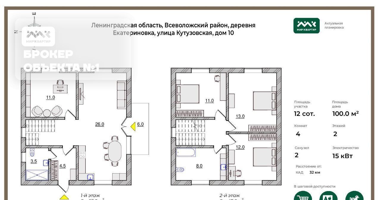 дом р-н Всеволожский массив Екатериновка Куйвозовское с/пос, Парнас, ул. Кутузовская, 10 фото 9