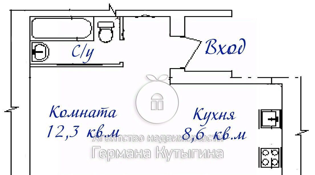 квартира г Волгоград р-н Советский ул им. Бармянцева 2 фото 2