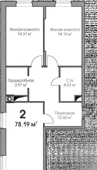 квартира г Калуга р-н Московский ул Высокая 2а фото 2