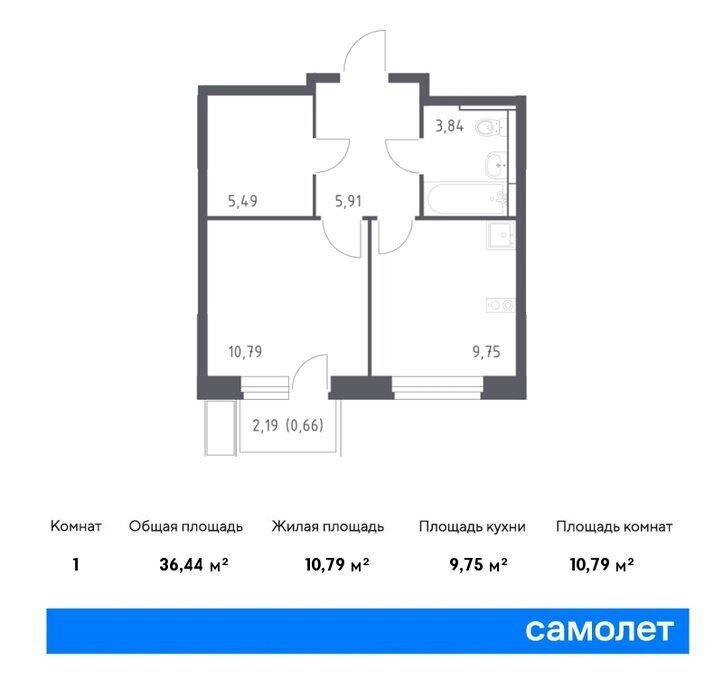 квартира г Видное ЖК «Новое Видное» 15 Домодедовская фото 1