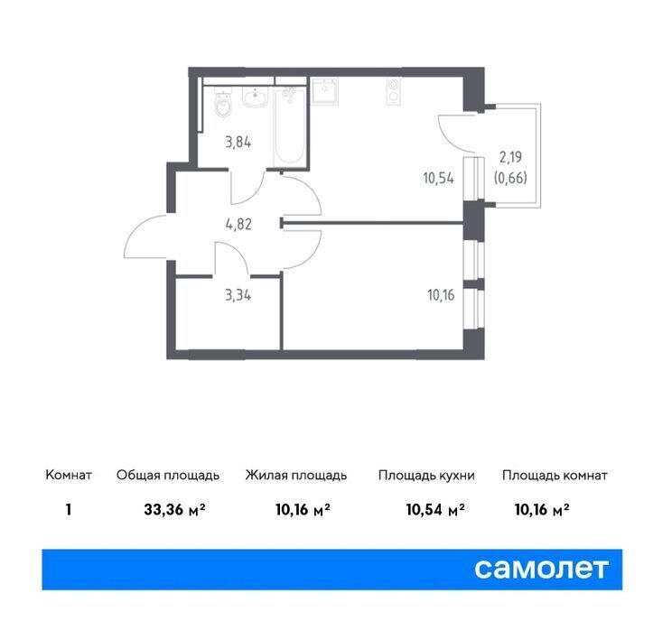 квартира г Видное ЖК «Новое Видное» 16/1 Домодедовская фото 1