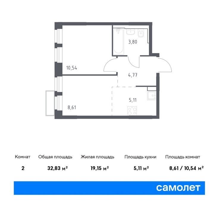 квартира г Москва метро Строгино ЖК «Квартал Строгино» к 2, Московская область, Красногорск фото 1