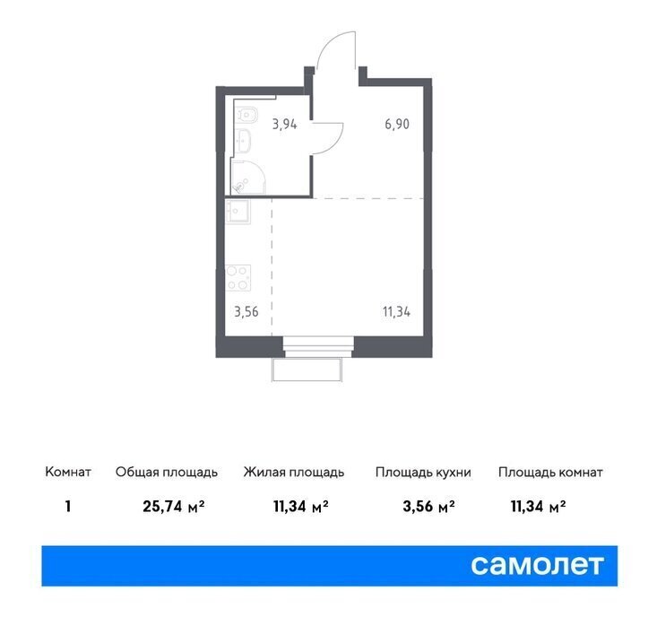 квартира г Москва метро Строгино ЖК «Квартал Строгино» к 2, Московская область, Красногорск фото 1