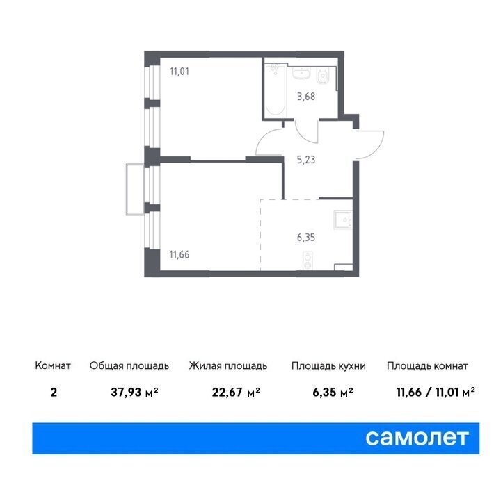 квартира г Москва метро Строгино ЖК «Квартал Строгино» к 2, Московская область, Красногорск фото 1