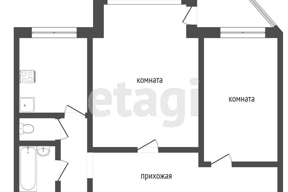 квартира г Надым ул Зверева 4 Надымский район фото 8