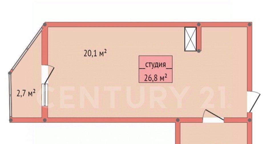 квартира г Новороссийск р-н Центральный ул Красина 53 фото 1