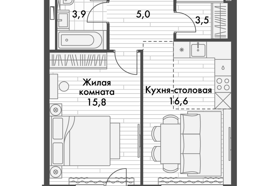 квартира г Владивосток р-н Ленинский Владивостокский городской округ, жилой комплекс Философия фото 1