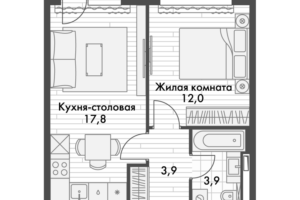 квартира г Владивосток р-н Ленинский Владивостокский городской округ, жилой комплекс Философия фото 1