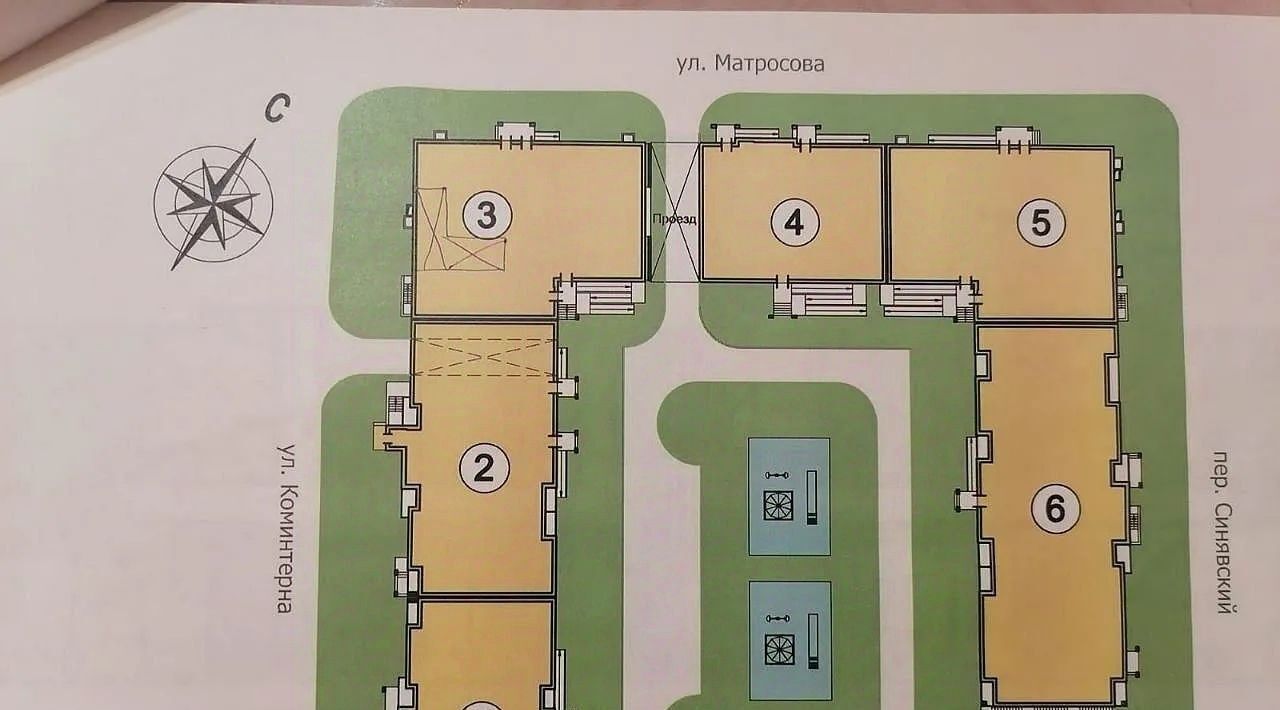 квартира г Ростов-на-Дону р-н Железнодорожный ул Матросова 35 фото 7