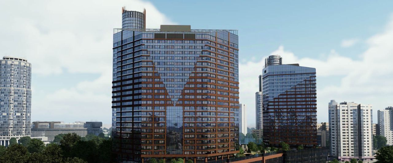 квартира г Екатеринбург р-н Верх-Исетский ул Маршала Жукова 16 МФК Re:Volution Towers Площадь 1905 года фото 4