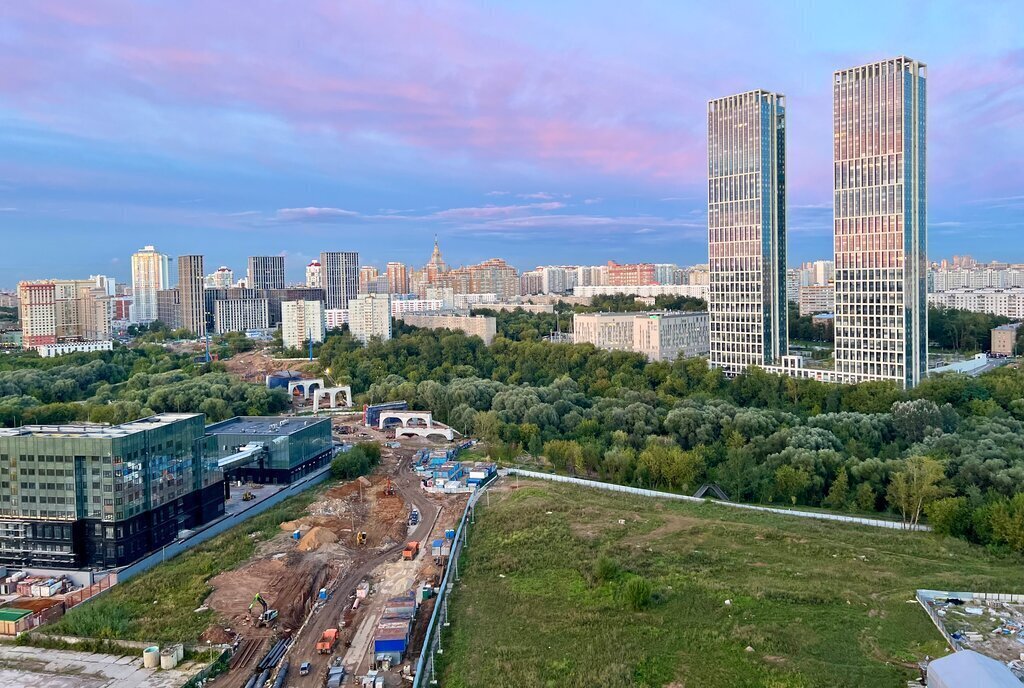 квартира г Москва метро Аминьевская ул Василия Ланового 1к/1 ЖК «ОГНИ» муниципальный округ Раменки фото 30