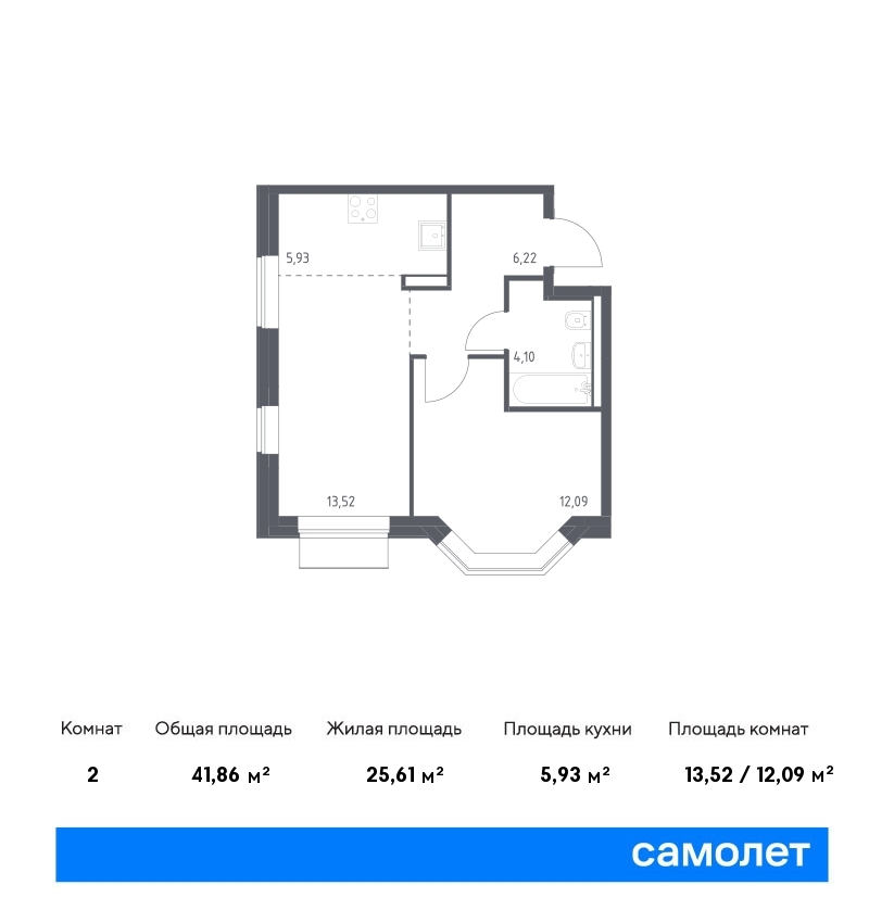 квартира г Москва метро Марьино Марфино жилой комплекс Квартал Домашний, 2 фото 1