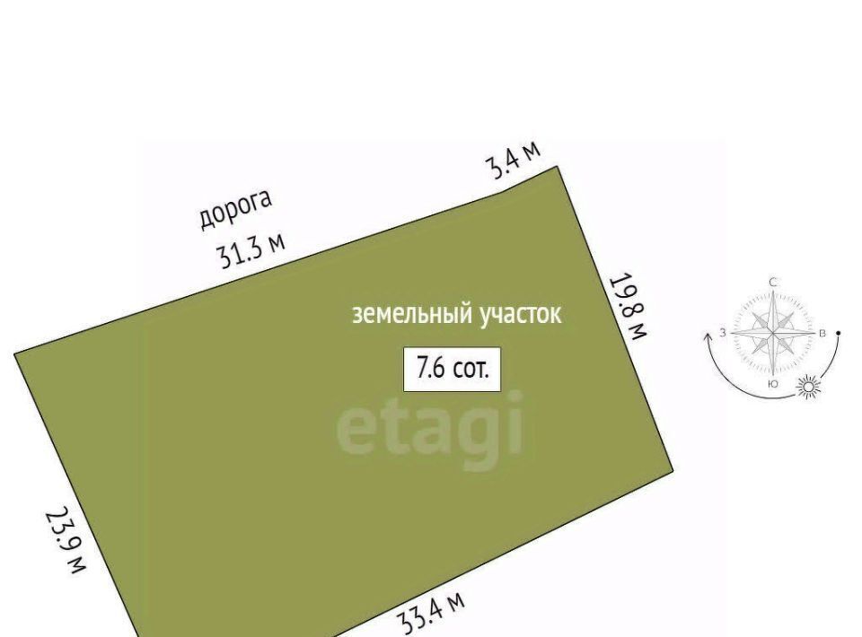 земля р-н Тюменский снт Целинное ул Береговая фото 1