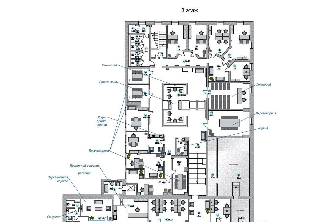 офис г Москва метро Марьина Роща ул Образцова 31с/3 фото 23