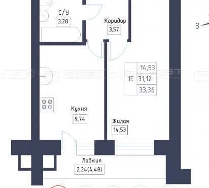 квартира г Казань метро Северный Вокзал ул Рождественская 10 село Высокая Гора фото 1