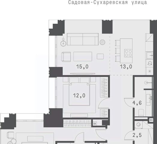 ул Садовая-Сухаревская 14 фото