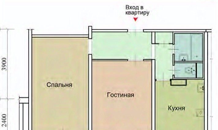 квартира г Москва метро Новокосино ул Салтыковская 21 фото 2