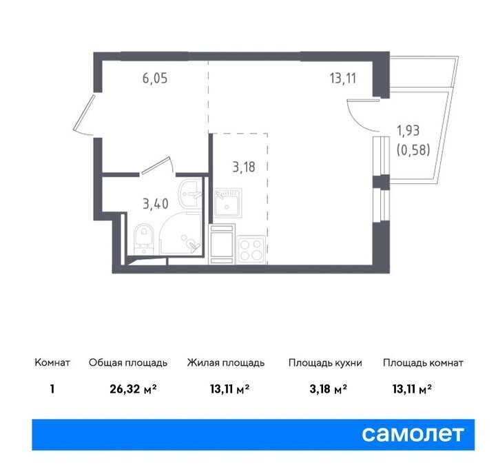 квартира городской округ Ленинский д Коробово ул Авиаторов 4 Домодедовская фото 1