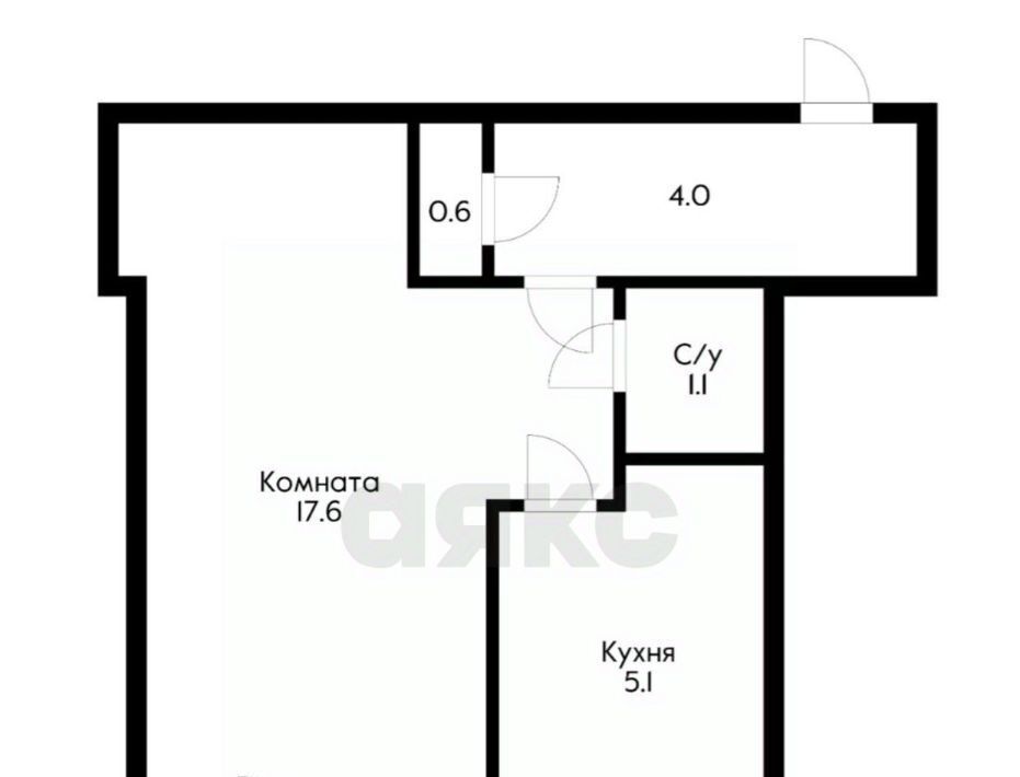 квартира г Краснодар р-н Центральный ул Октябрьская Западный фото 6
