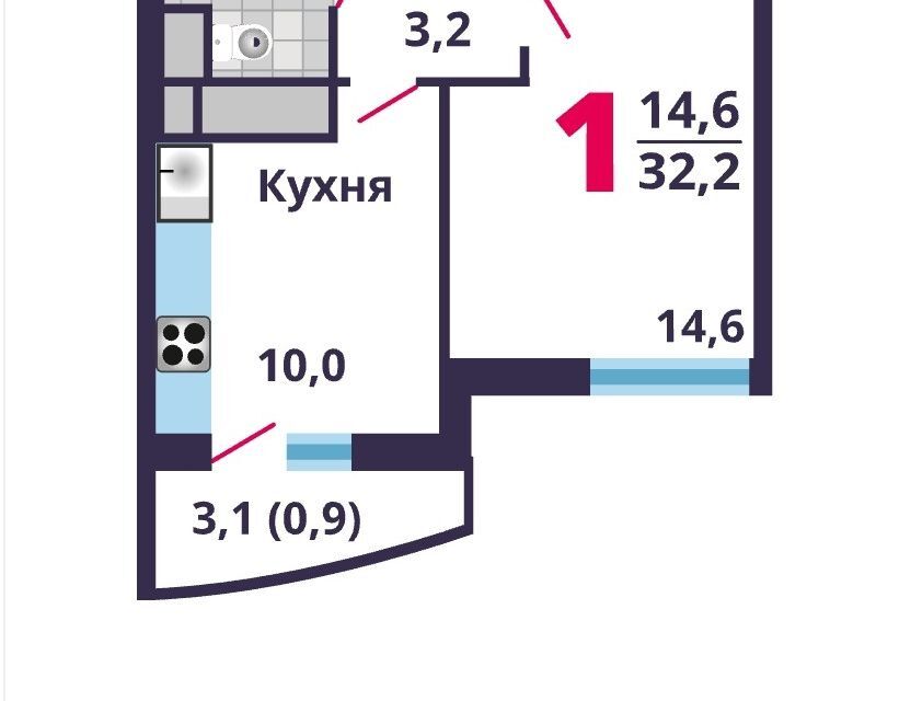 квартира г Лобня ул Колычева 5 городской округ Лобня фото 1