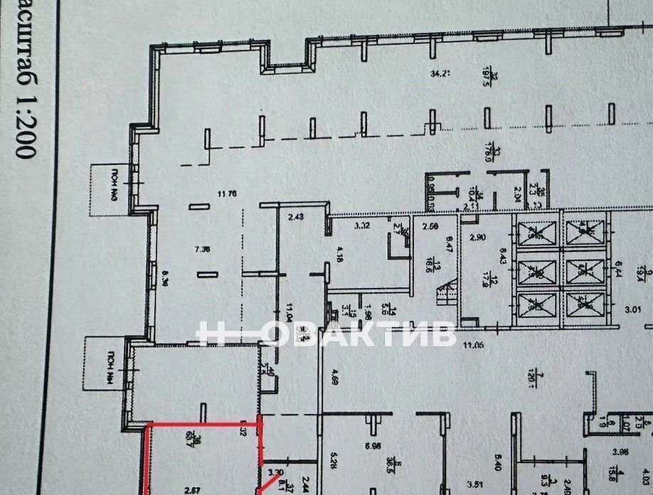 торговое помещение г Новосибирск р-н Заельцовский ул Светлановская 52/2 фото 1