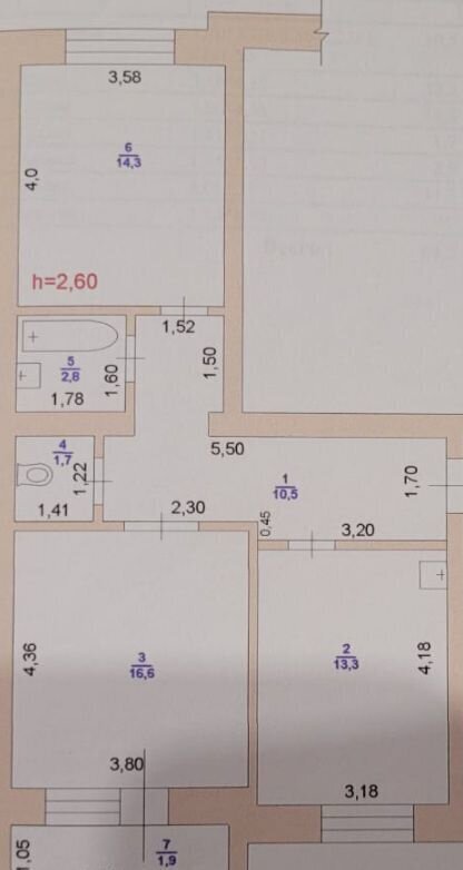 квартира г Рузаевка ул Юрасова 17б Рузаевский р-н фото 2