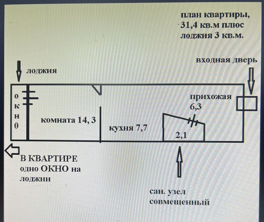 квартира г Саратов р-н Кировский Солнечный 2 ул им Мысникова Ю.А. 3 фото 2