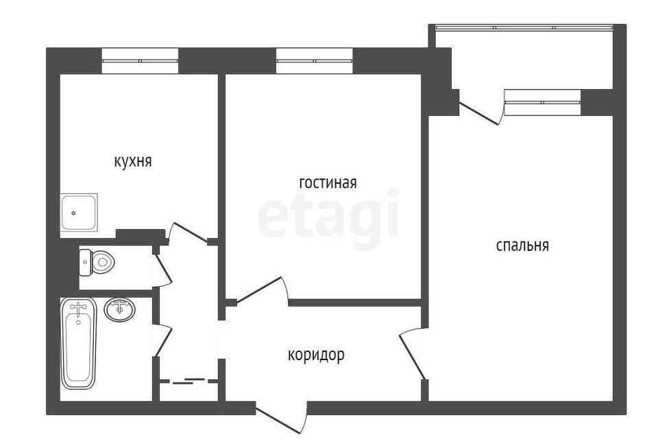 квартира г Красноярск р-н Свердловский ул Семафорная 17 городской округ Красноярск фото 10