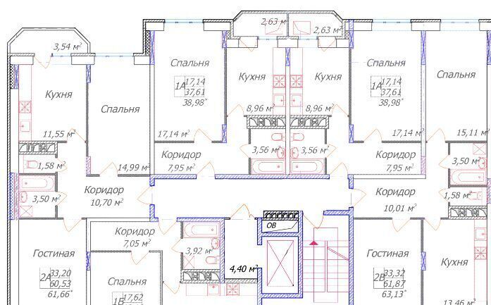 квартира г Клин ул Профсоюзная 21/32 фото 2