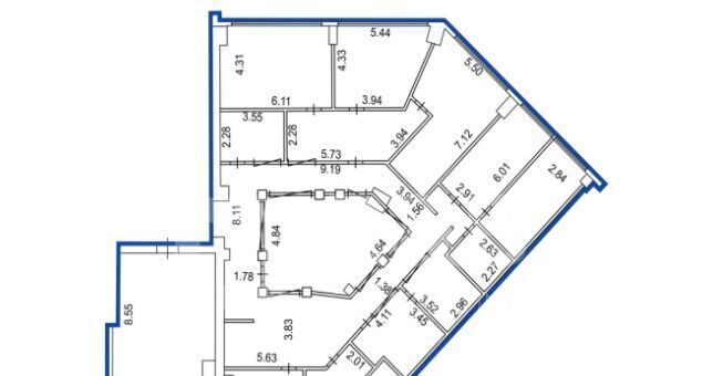 свободного назначения г Москва метро Кутузовская пр-кт Кутузовский 36с/23 муниципальный округ Дорогомилово фото 13