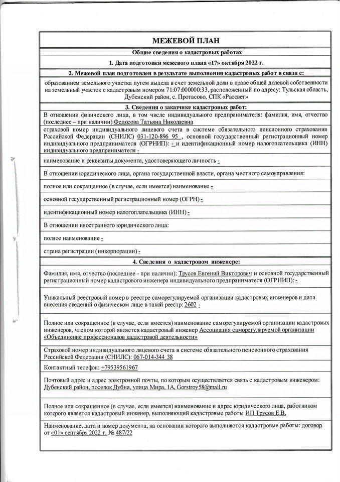 земля р-н Дубенский с Протасово ул Шишкова Протасовское сельское поселение, Суворов фото 4