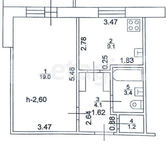 квартира г Казань р-н Ново-Савиновский Яшьлек ул Гаврилова 16а фото 9