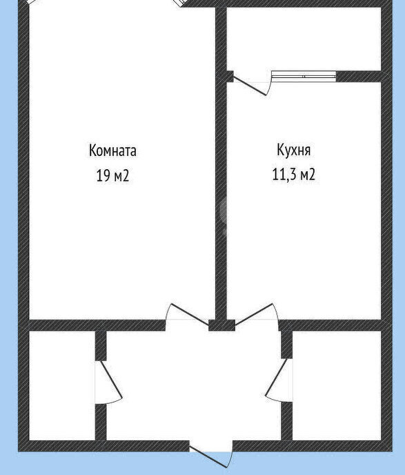 квартира г Краснодар р-н Прикубанский ул им. Дзержинского 64/2 фото 1