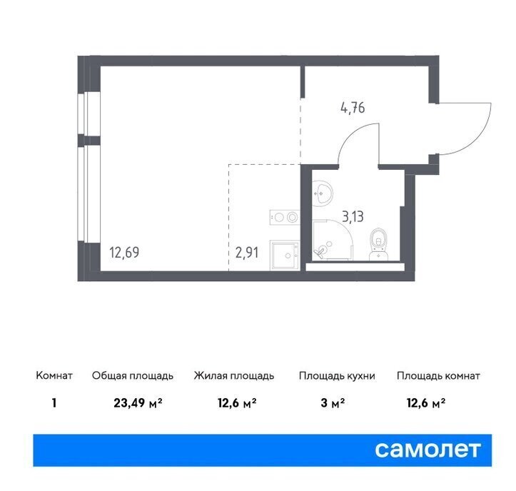 квартира г Балашиха жилой комплекс Квартал Авиаторов, к 2, Щёлковская фото 1