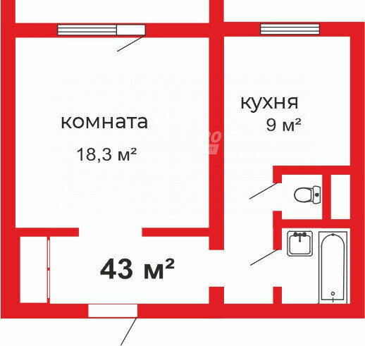 квартира г Челябинск р-н Калининский ул Братьев Кашириных 85а фото 14