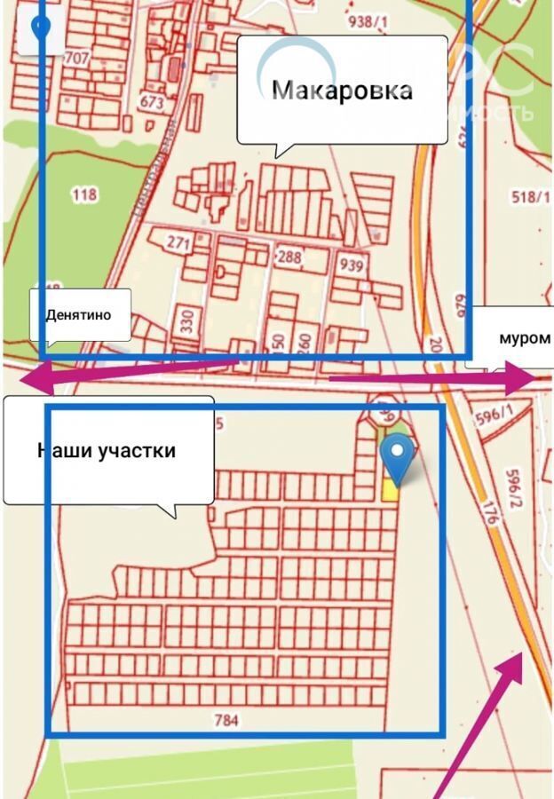 земля р-н Муромский д Макаровка ул Центральная муниципальное образование Ковардицкое, Муром фото 4