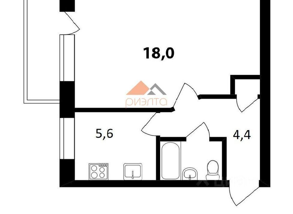 квартира г Новосибирск р-н Заельцовский Заельцовская ул Новая 13/1 фото 6