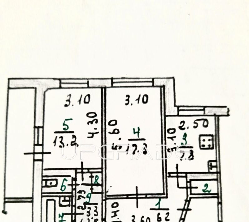 квартира г Орел р-н Заводской ул Циолковского 3 фото 21