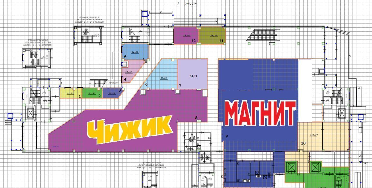 торговое помещение г Новосибирск р-н Калининский ул Курчатова 38 фото 2