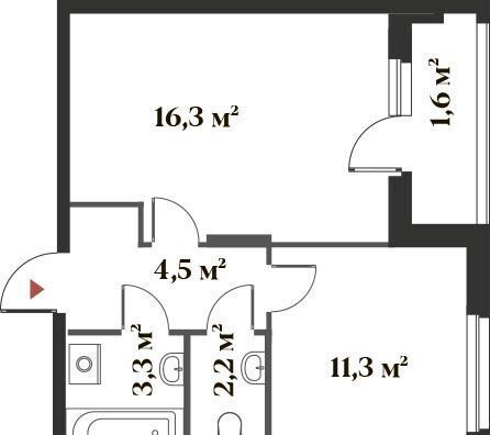 квартира г Красногорск мкр Опалиха ул Новая Московская 49 корп. 2 фото 1