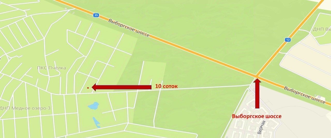 земля р-н Всеволожский г Сертолово Медное Озеро-3 СНТ, ул. Главная фото 2