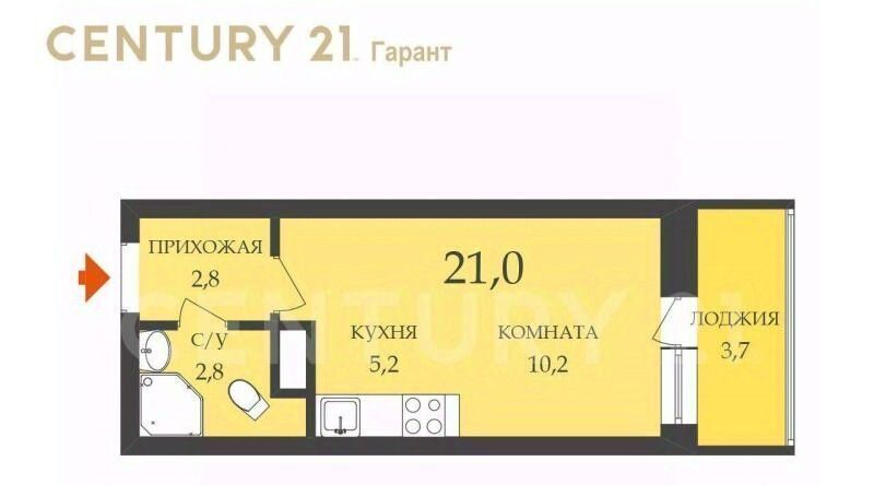 квартира г Кудрово Южное Кудрово ул Столичная 11к/2 Улица Дыбенко, Заневское городское поселение фото 2