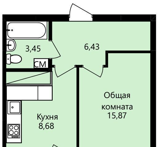 квартира г Саранск р-н Октябрьский жилой район Юбилейный 4-й мкр фото 1