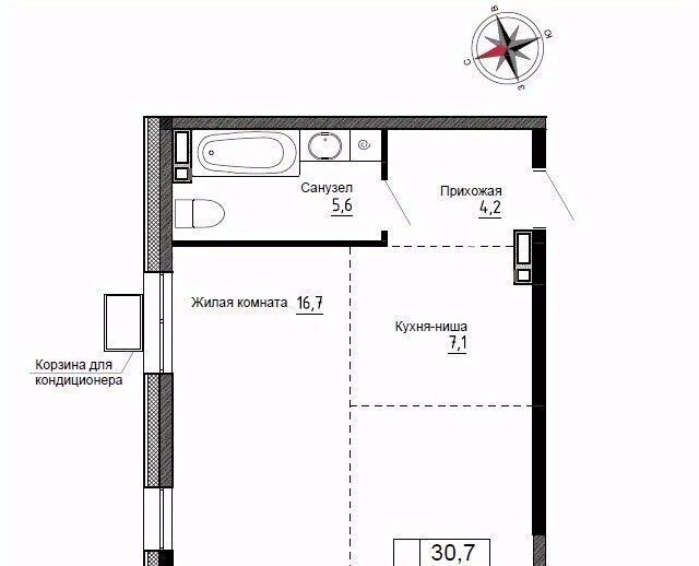 квартира р-н Надеждинский п Новый ул Ленина 6с/2 фото 1